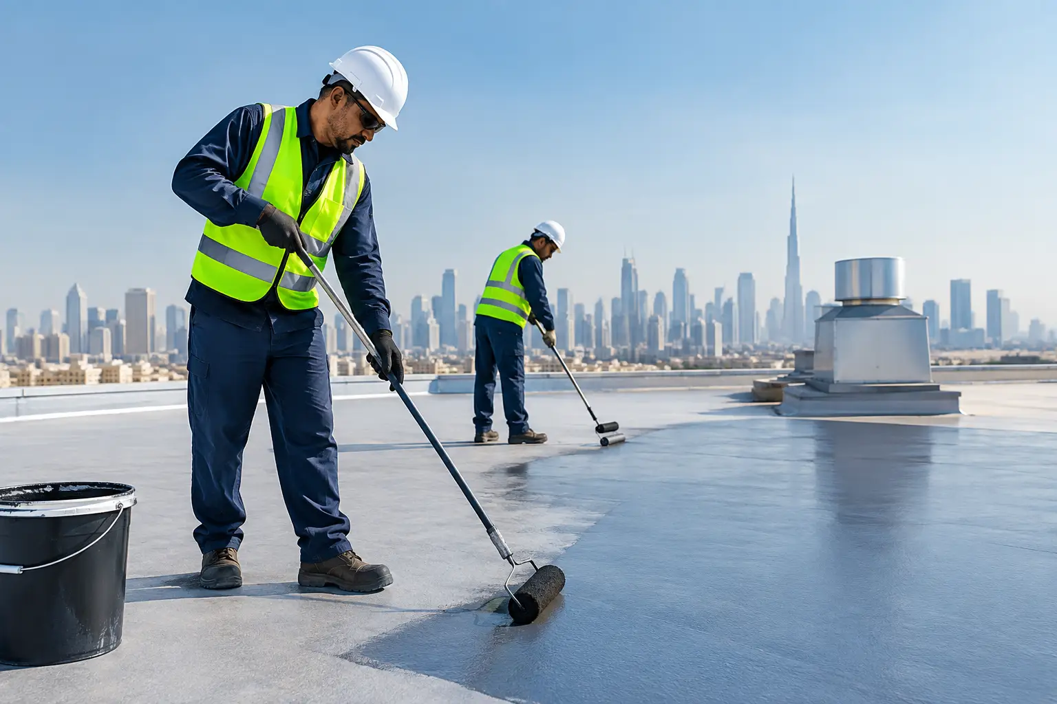 Waterproofing Experts UAE for Industrial Roofs - ETCE industrial roof waterproofing Saudi Arabia