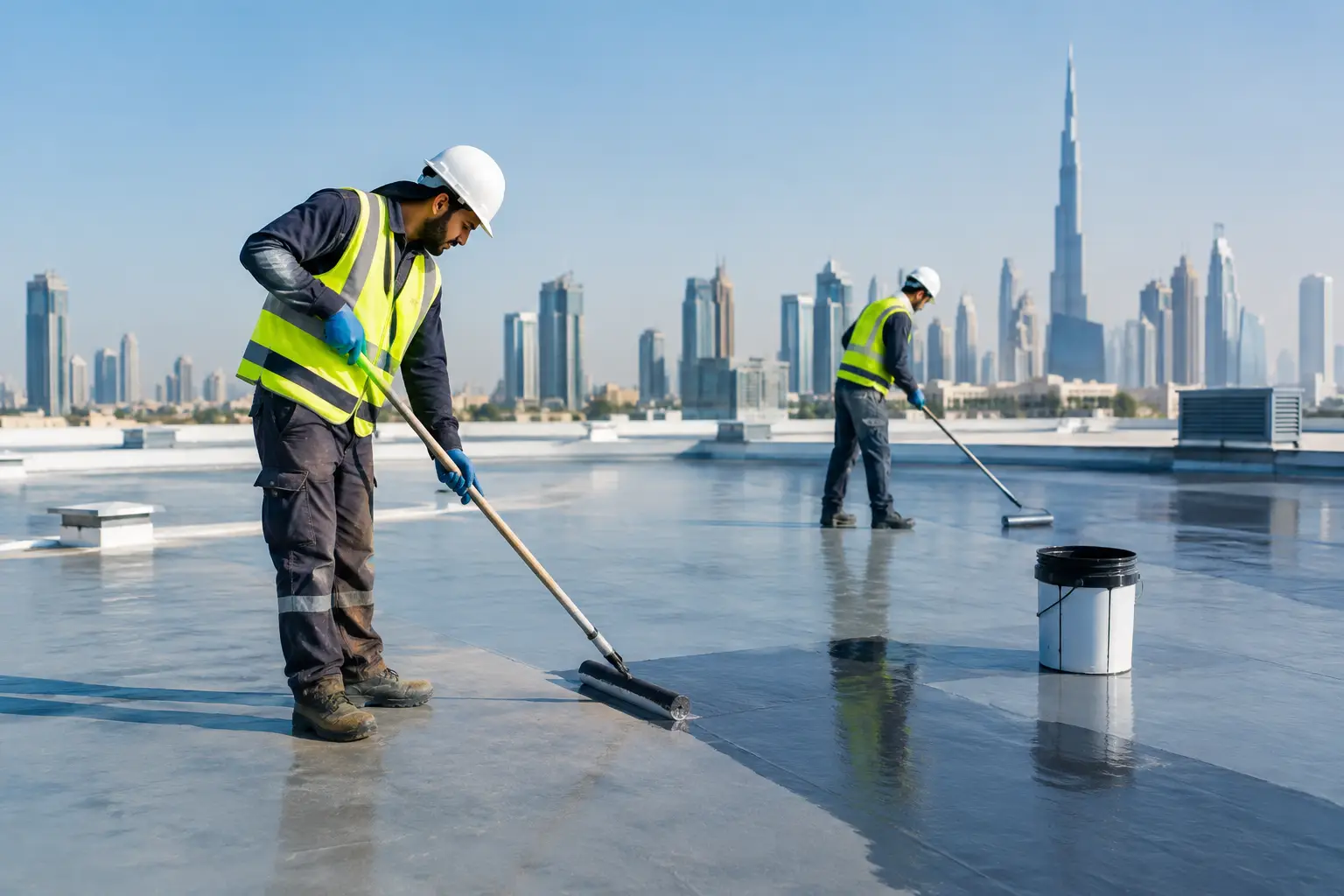Waterproofing Specialist Dubai for Large Roofs - ETCE industrial roof waterproofing Saudi Arabia