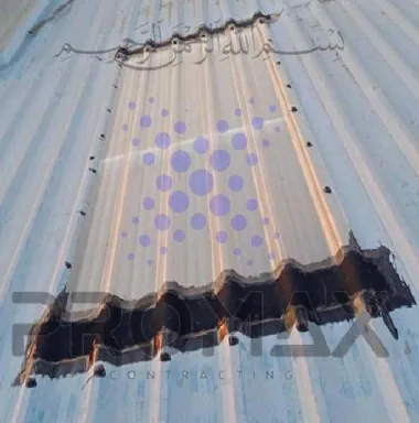ETCE metal roof waterproofing and EPDM specialists Dammam KSA