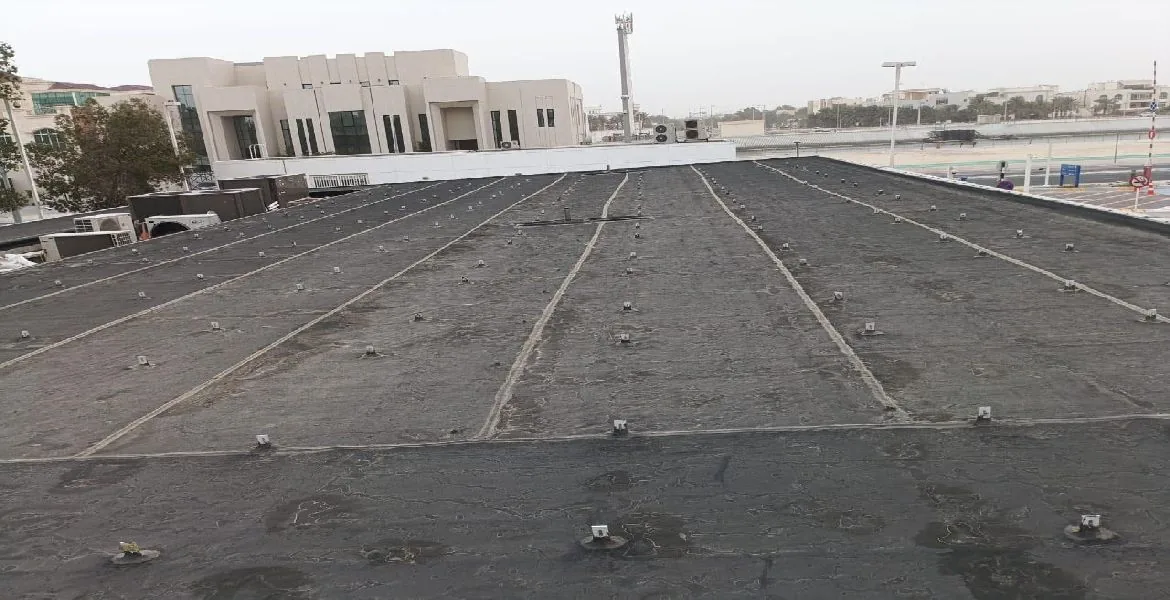 Adnoc - metal roof waterproofing project by ETCE in Saudi Arabia, KSA