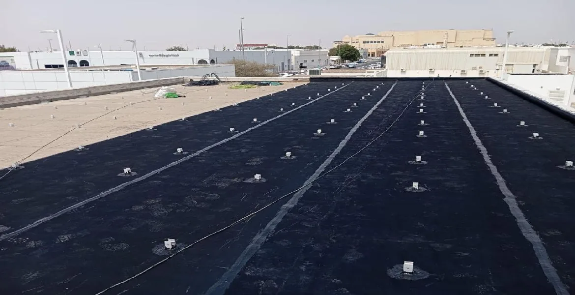 Adnoc - metal roof waterproofing project by ETCE in Saudi Arabia, KSA