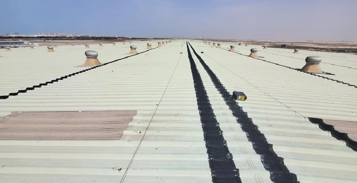 CWT Logistics - Metal Roof Waterproofing Dammam KSA