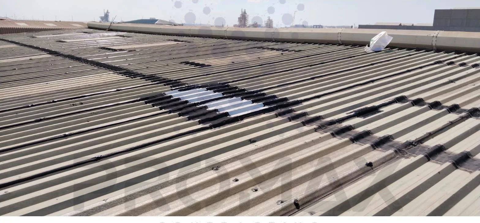 Hypermarket ICAD metal roof waterproofing Dubai