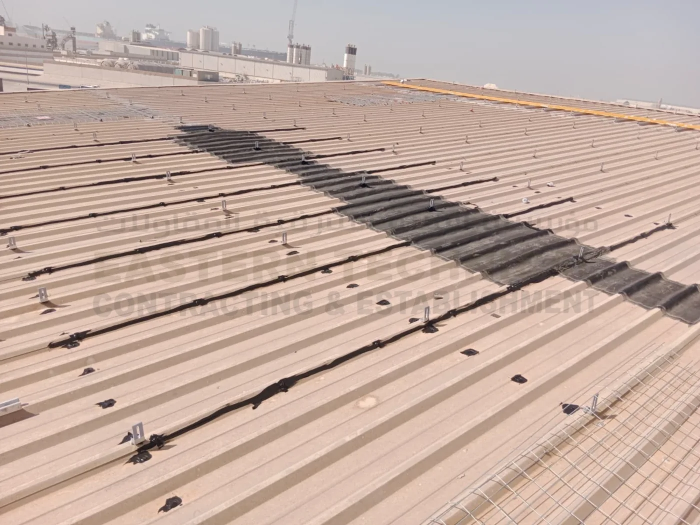 Kanoo metal roof waterproofing Bahrain