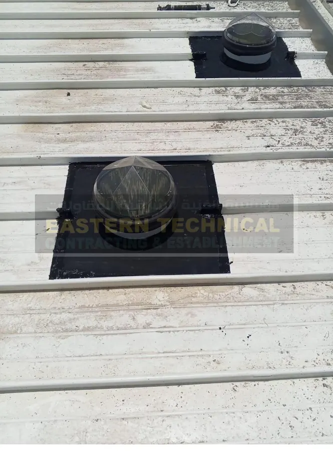 ألفا لافال - عزل السقف المعدني في الرياض - أعمال EPDM من ETCE، صورة 2 من 3