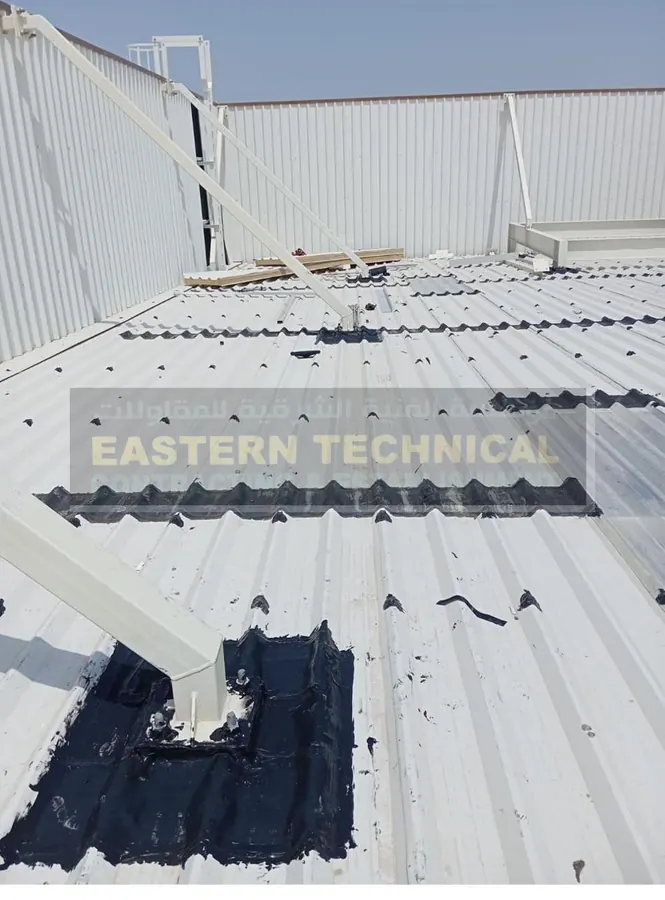 Alsuhaimi Industries roof penetration waterproofing in Dammam - ETCE EPDM work, photo 2 of 3