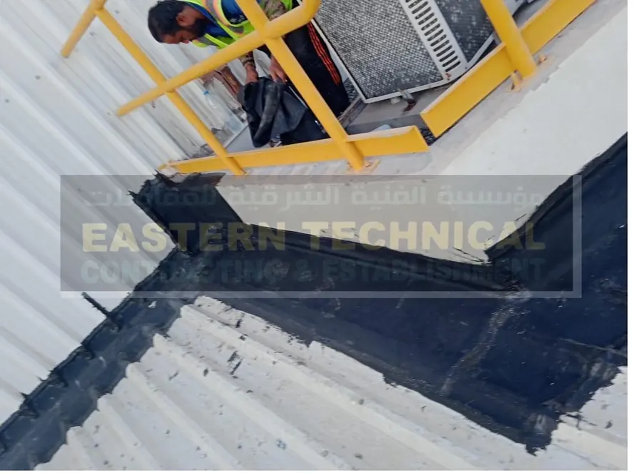مجموعة أتكو – المصنع الشرقي والغربي - عزل سطح ومزاريب المصنع في الدمام - أعمال EPDM من ETCE، صورة 4 من 4