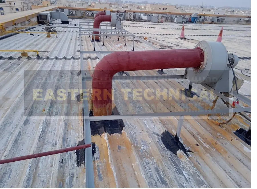 BFIM factory roof waterproofing in Dammam - ETCE EPDM work, photo 2 of 3