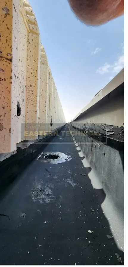 Kanoo gutter & roof waterproofing in Bahrain - ETCE EPDM work, photo 2 of 3