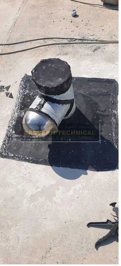 Kanoo gutter & roof waterproofing in Bahrain - ETCE EPDM work, photo 3 of 3