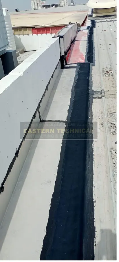 Lulu Hypermarket roof & gutter waterproofing in Bahrain - ETCE EPDM work, photo 2 of 3