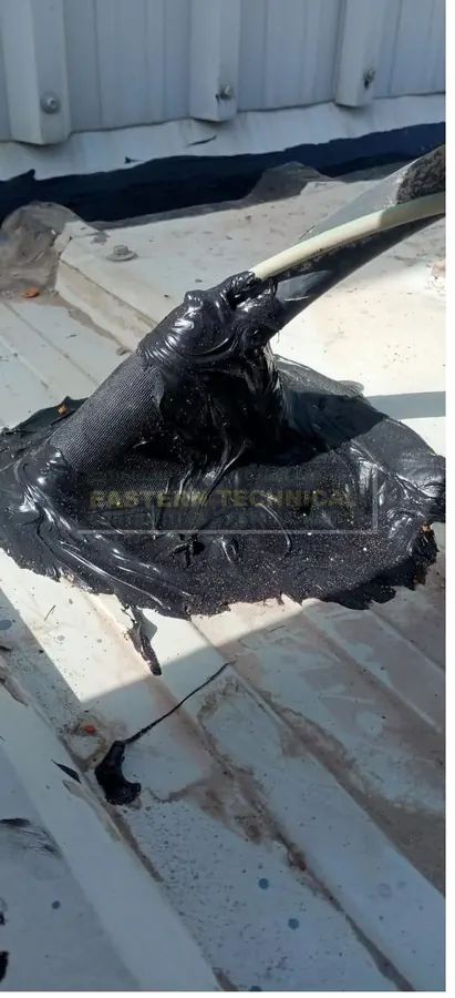 Lulu Hypermarket roof & gutter waterproofing in Bahrain - ETCE EPDM work, photo 3 of 3