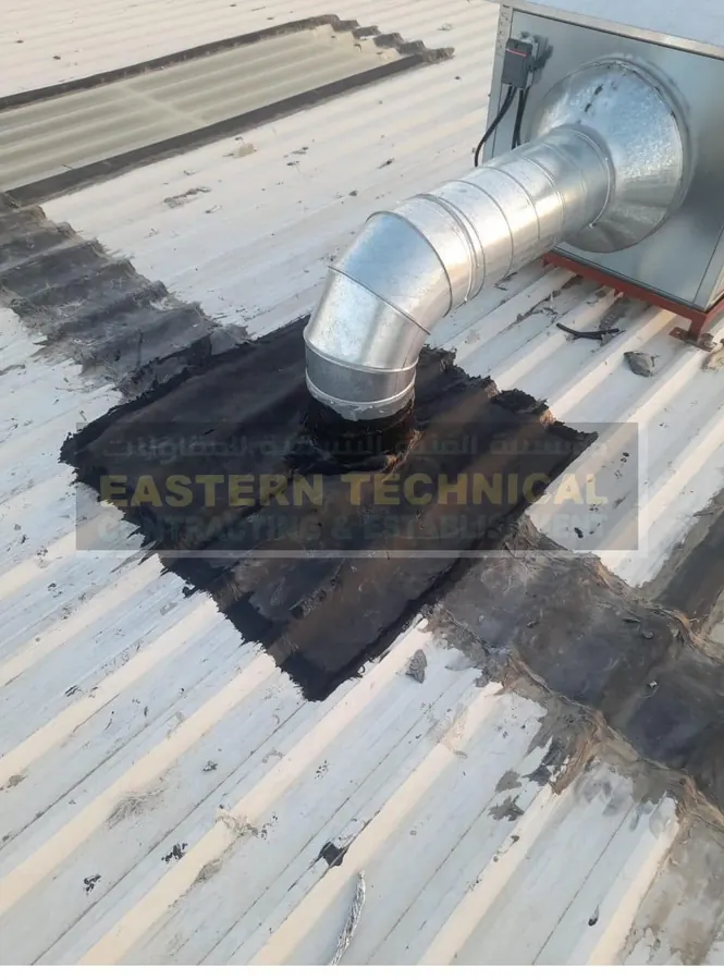 نابكو لمنتجات النظافة - عزل اختراقات السقف في الدمام - أعمال EPDM من ETCE، صورة 3 من 3