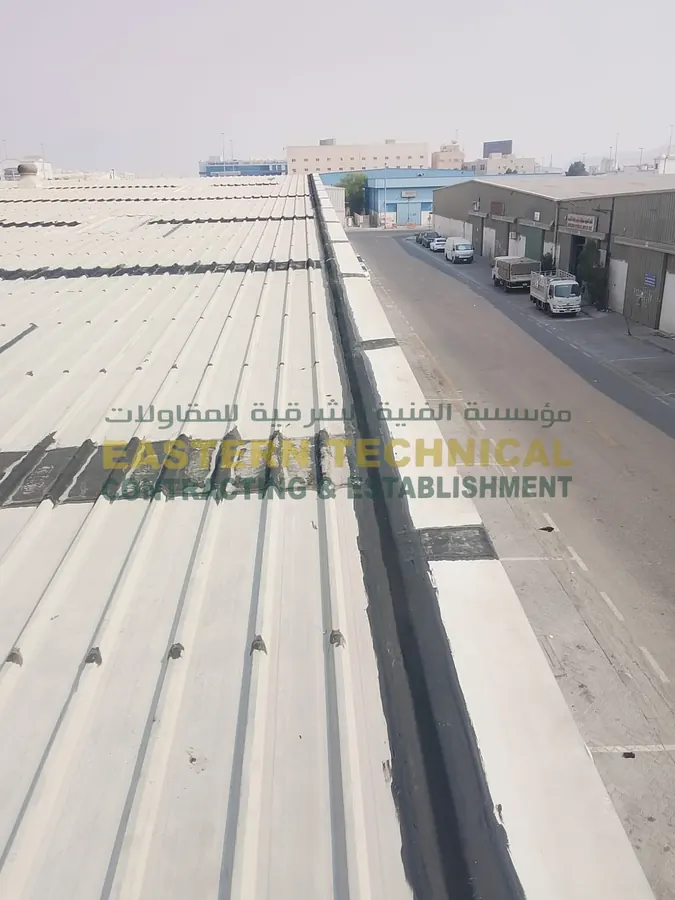 Saudi Conduit Coating Company (S3C) valley gutter waterproofing in Dammam - ETCE EPDM work, photo 3 of 3