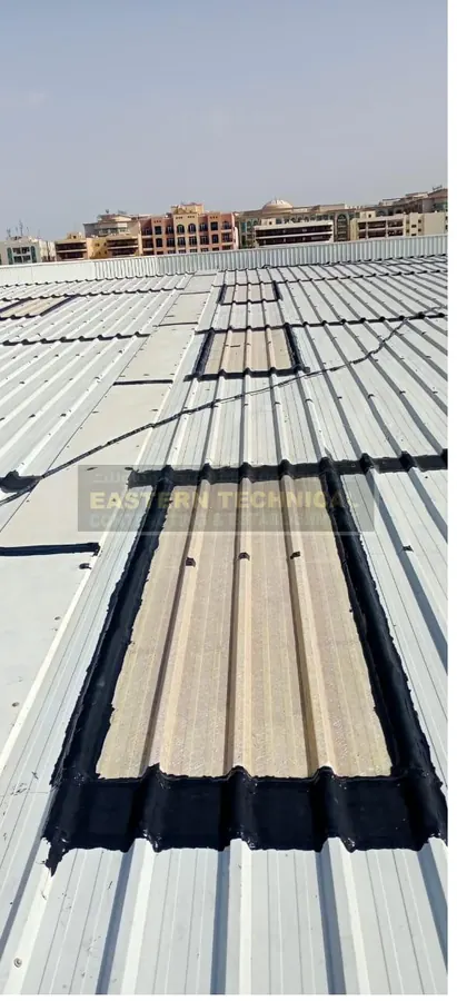Salama Radiator Factory factory roof waterproofing in Dammam - ETCE EPDM work, photo 3 of 3
