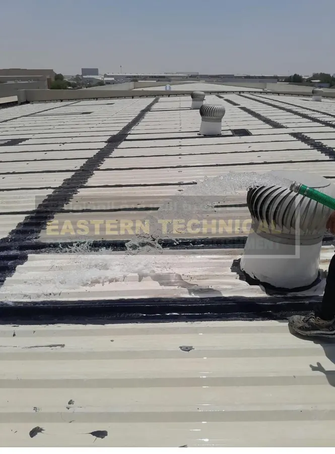 SASIB metal roof waterproofing in Dammam - ETCE EPDM work, photo 3 of 3
