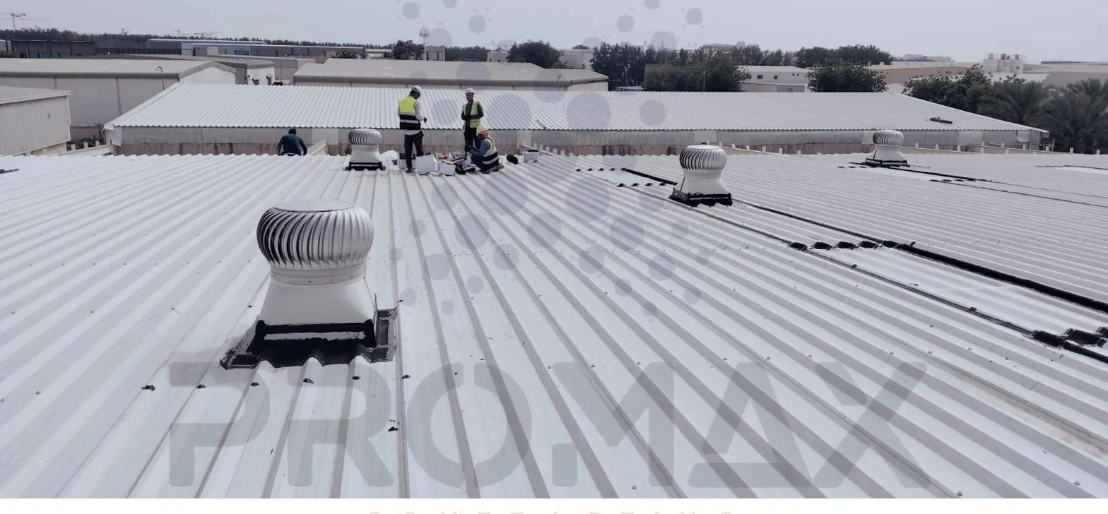 Marine Power metal roof waterproofing Dubai