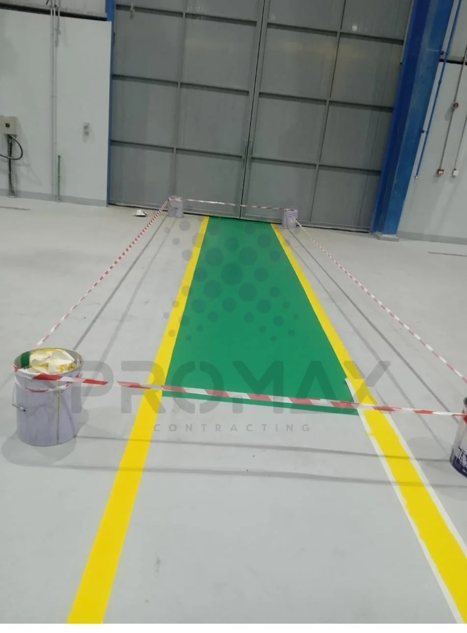 Mubaraz Epoxy Flooring - ETCE project Dubai