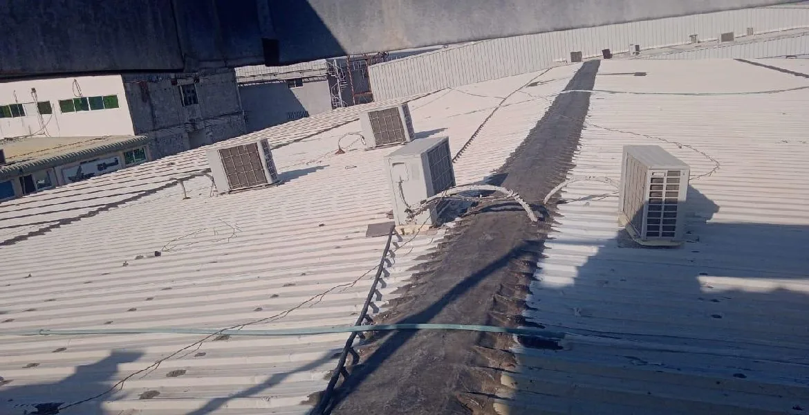Prestige - metal roof waterproofing project by ETCE in Saudi Arabia, KSA