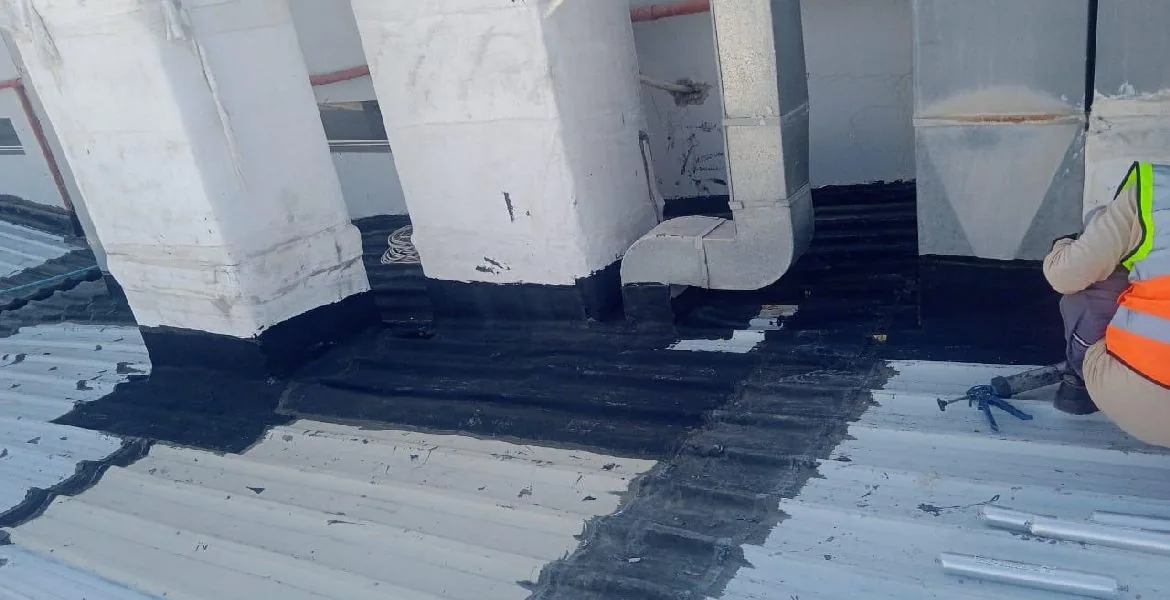 Prestige - metal roof waterproofing project by ETCE in Saudi Arabia, KSA
