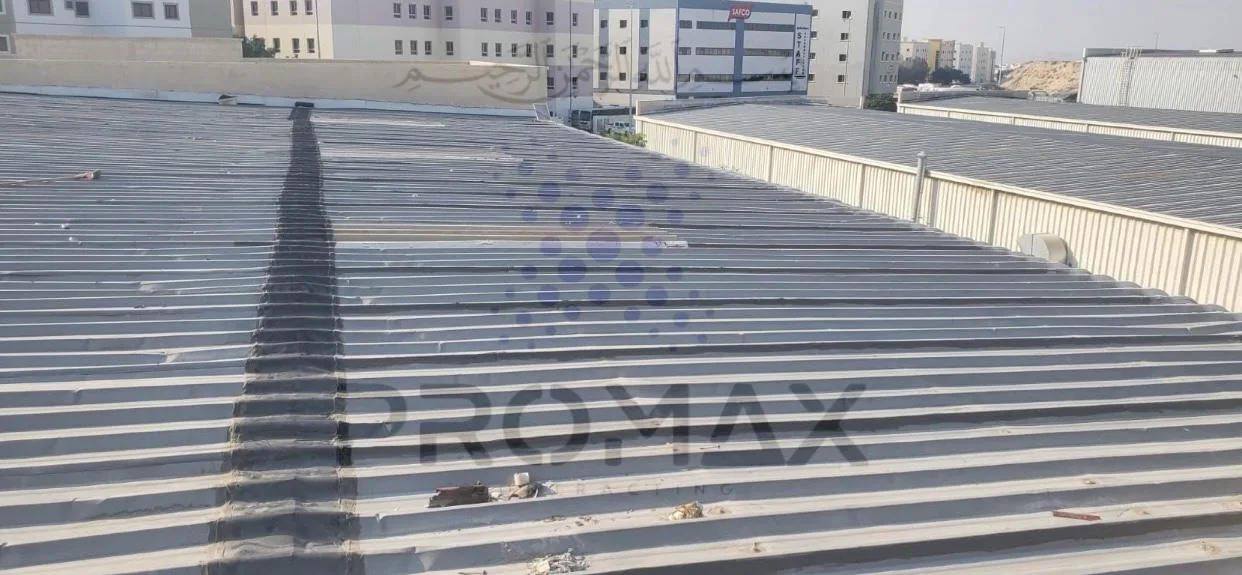 Prj10 Almeerath - metal roof waterproofing project by ETCE in Saudi Arabia, KSA