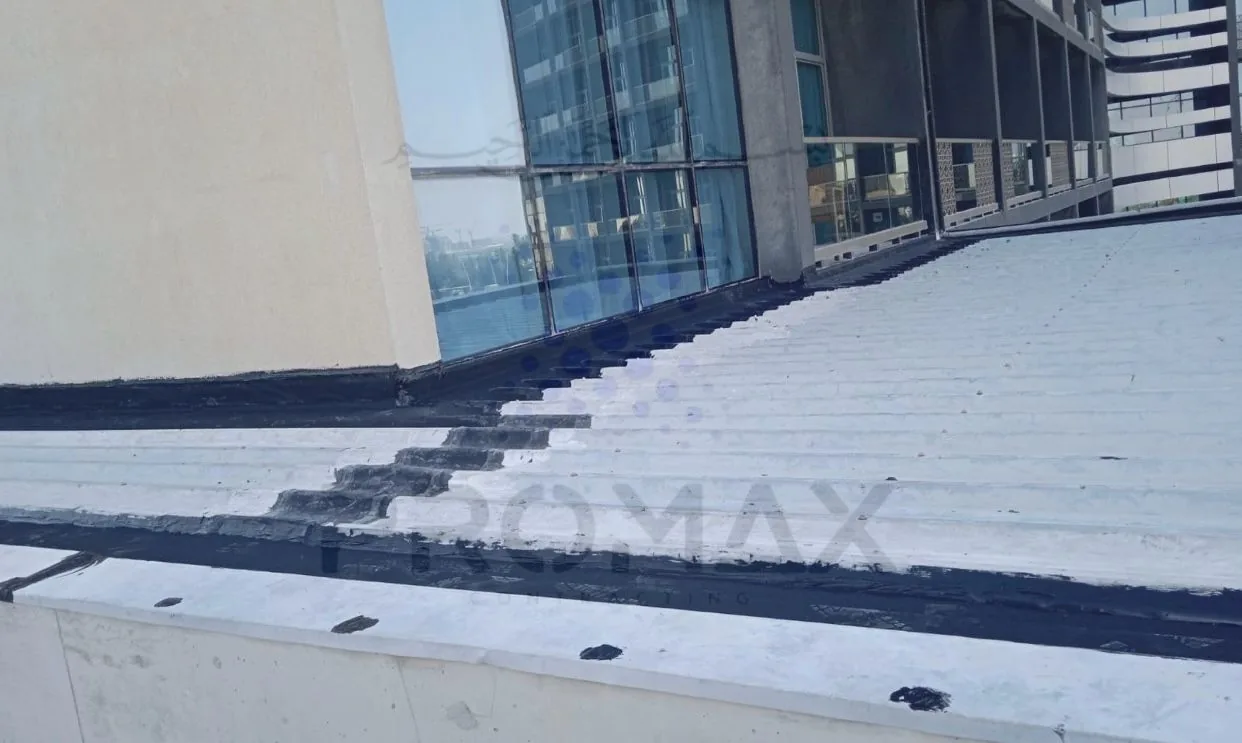 Prj28 Rotana - metal roof waterproofing project by ETCE in Saudi Arabia, KSA