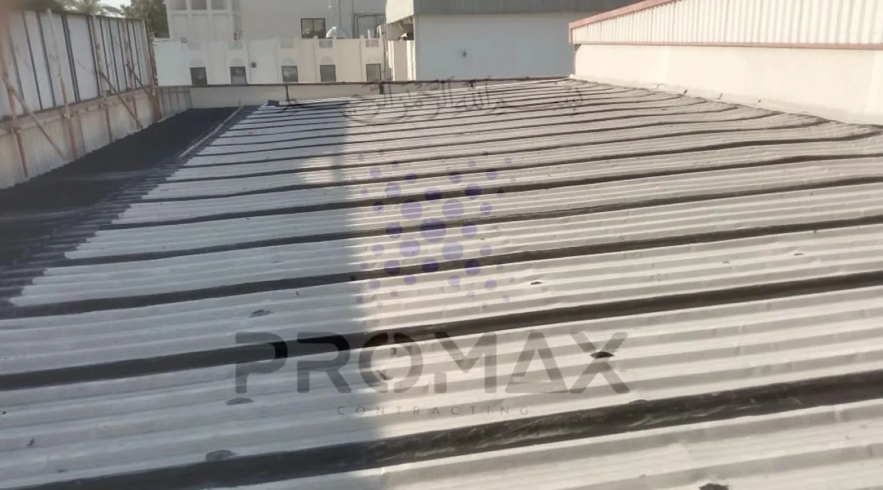 Prj29 Sos - metal roof waterproofing project by ETCE in Saudi Arabia, KSA