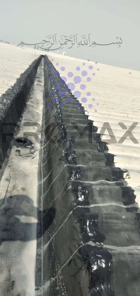 Prj33 Naz - metal roof waterproofing project by ETCE in Saudi Arabia, KSA