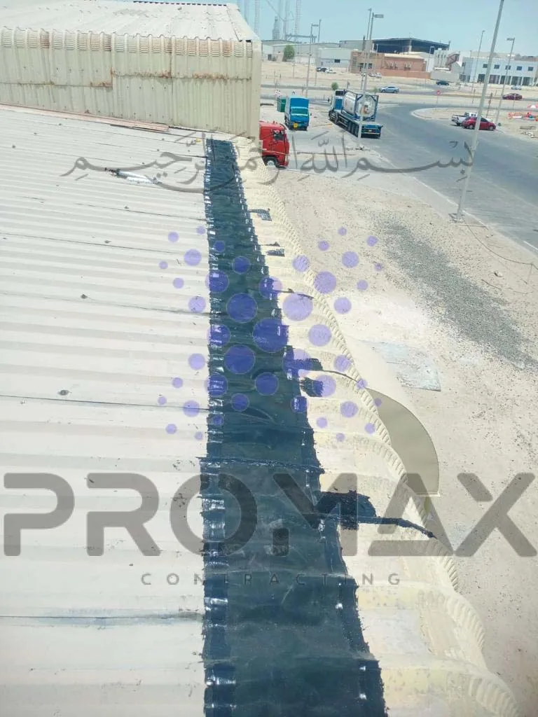 Prj37 Sichem - metal roof waterproofing project by ETCE in Saudi Arabia, KSA