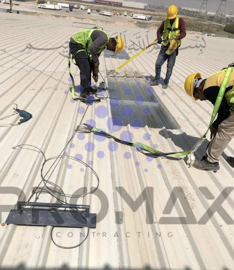 Prj38 Legnano - metal roof waterproofing project by ETCE in Saudi Arabia, KSA