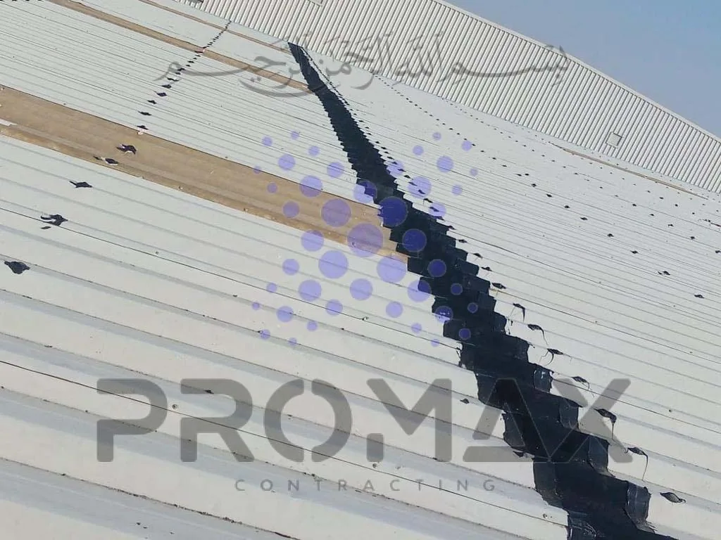 Prj45 Epro - metal roof waterproofing project by ETCE in Saudi Arabia, KSA
