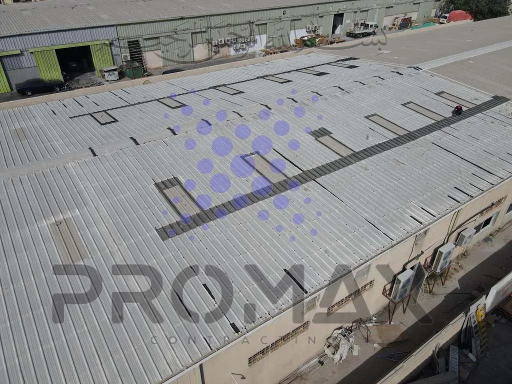 Prj46 Globe - metal roof waterproofing project by ETCE in Saudi Arabia, KSA