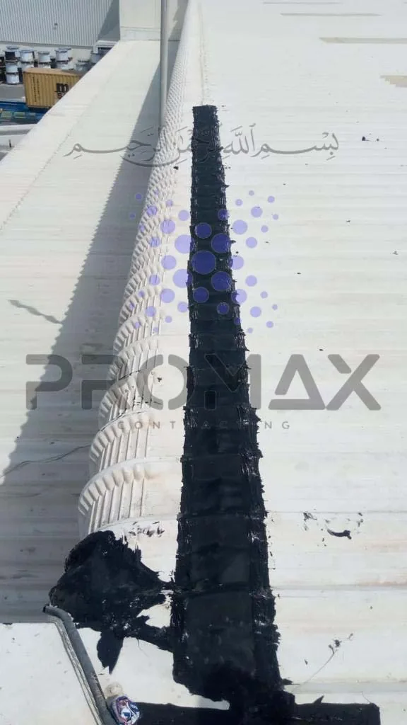 Prj48 Gulfocean - metal roof waterproofing project by ETCE in Saudi Arabia, KSA