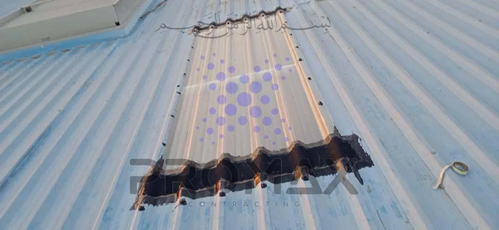 Prj55 Chinamallwp - metal roof waterproofing project by ETCE in Saudi Arabia, KSA