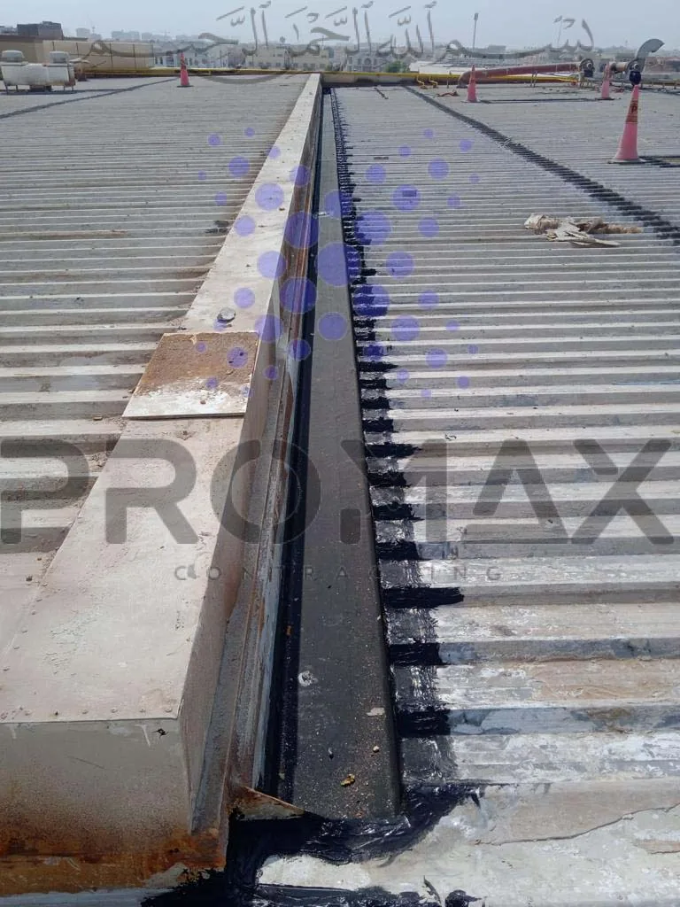 Prj58 Centralmall - metal roof waterproofing project by ETCE in Saudi Arabia, KSA