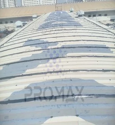 Prj8 Albawardy - metal roof waterproofing project by ETCE in Saudi Arabia, KSA