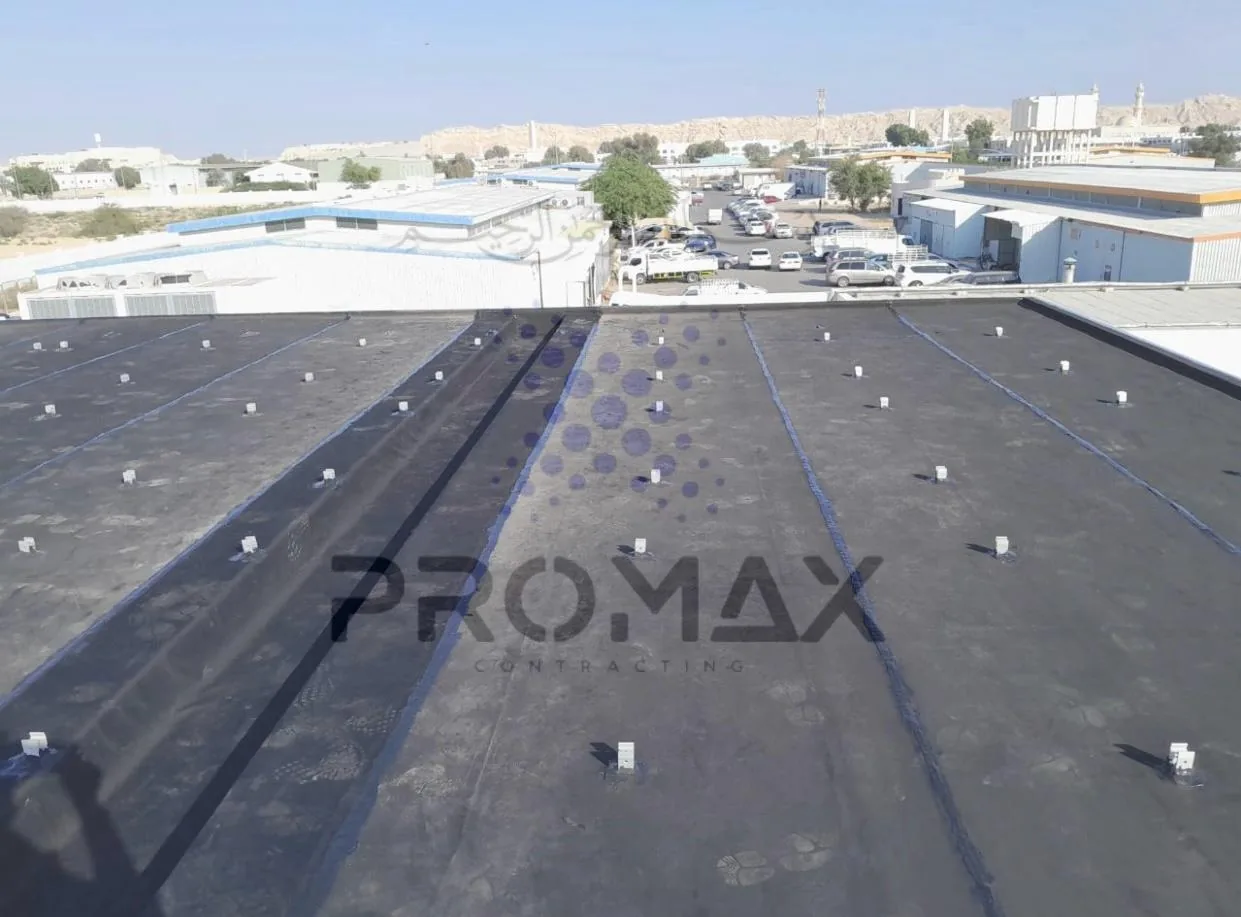 Prj9 Adnoc - metal roof waterproofing project by ETCE in Saudi Arabia, KSA