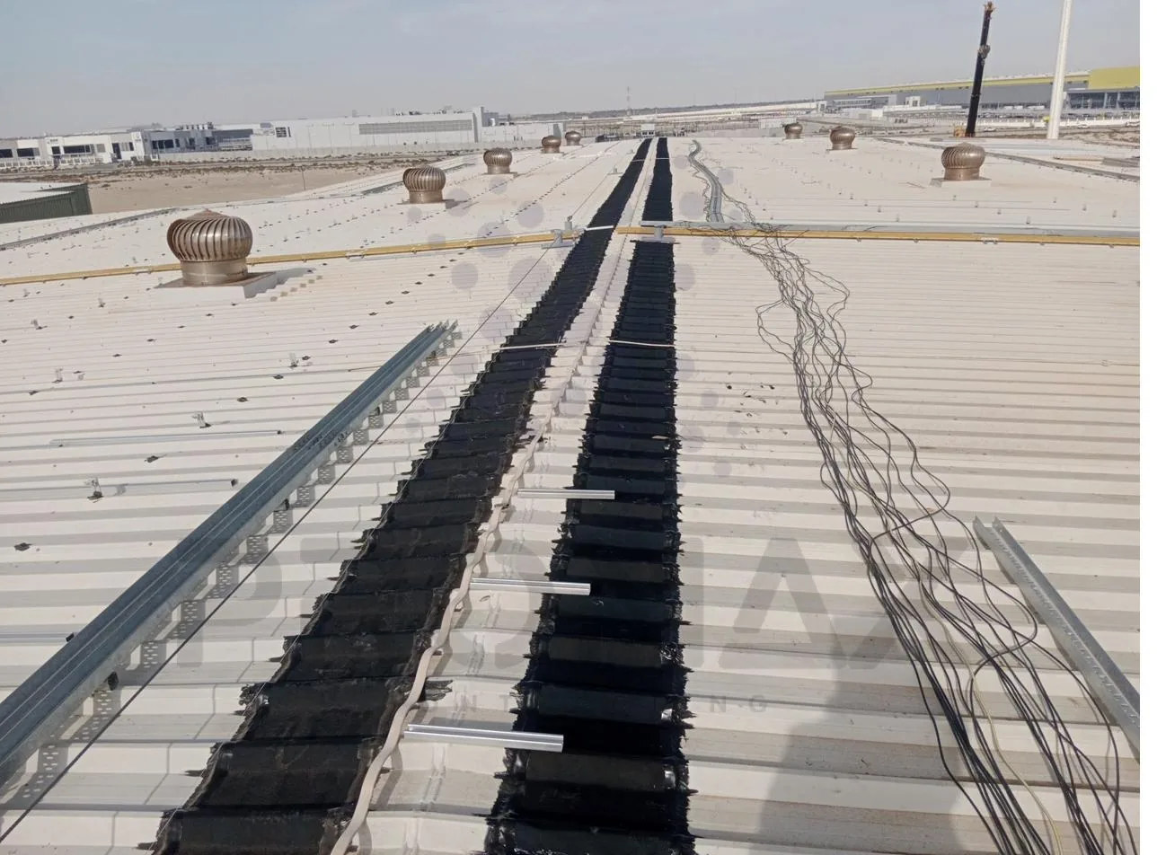 RNZ Agro KIZAD metal roof waterproofing Dubai