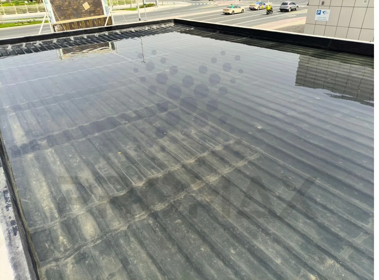SPS Barsha Police Station metal roof waterproofing Dubai