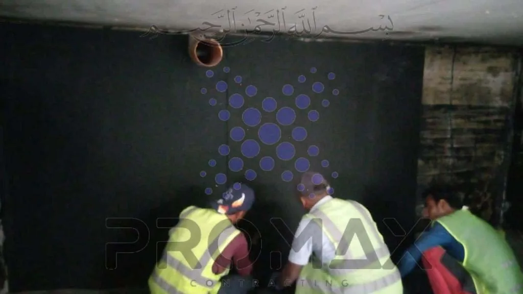 Concrete Water Tank / Underground Water Tank or Sceptic Tank Waterproofing Dammam KSA