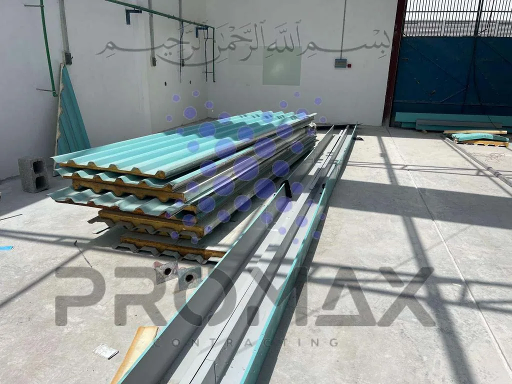 Double Skin Sheet or Sandwich Panel Replacement Dammam KSA