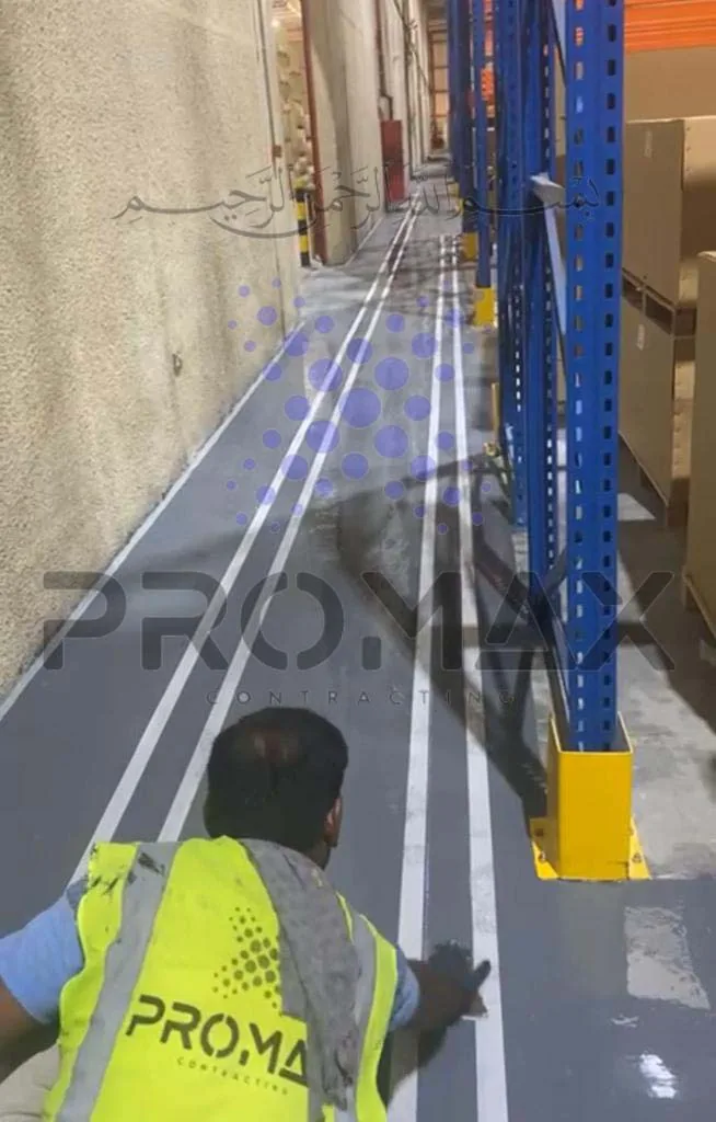Epoxy Flooring Line Making Dubai Uae - metal roof waterproofing by ETCE Dammam KSA
