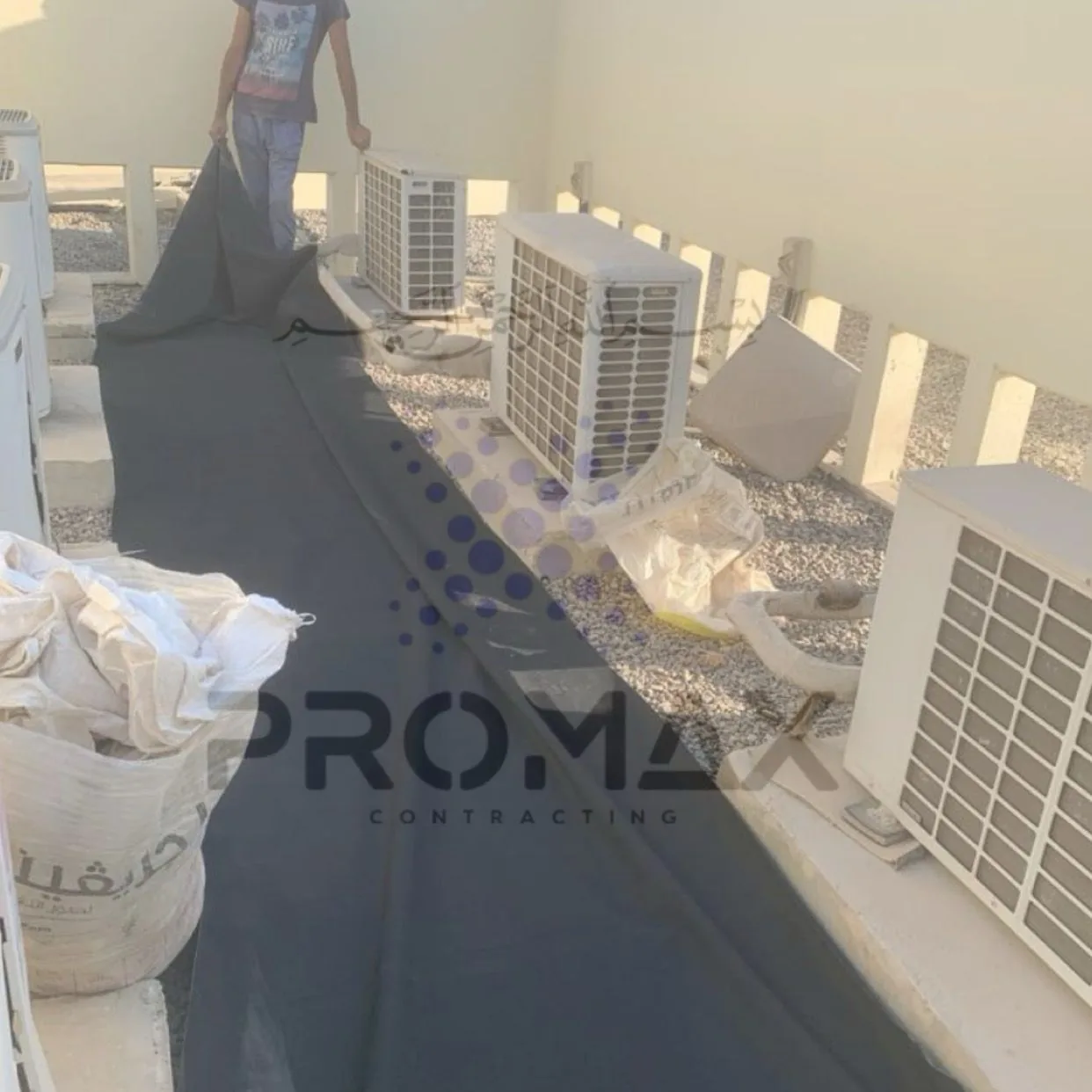 Roof Drain or Gutter Cowl Waterproofing Dammam KSA