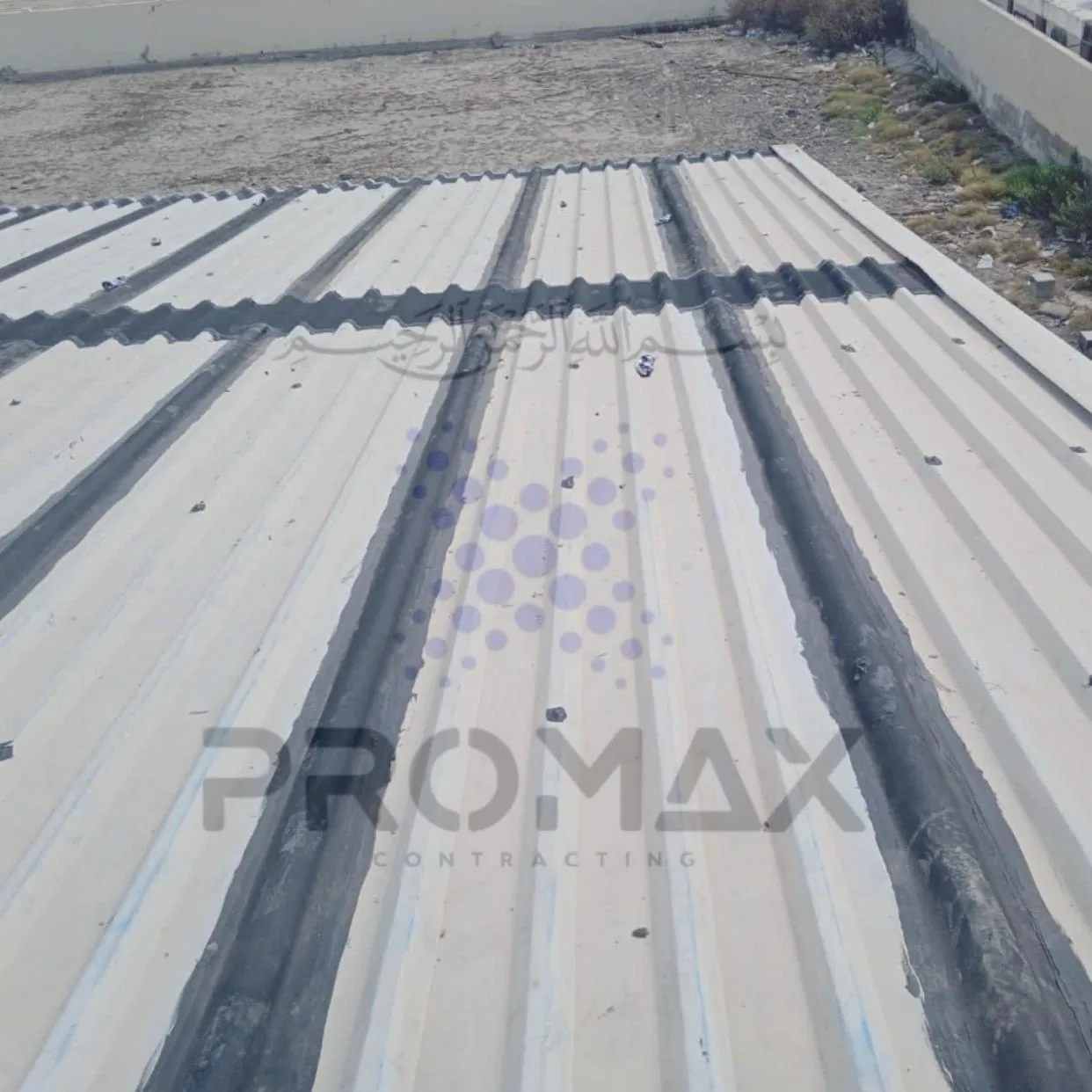 Rust treatment on metal roof sheets Dammam KSA